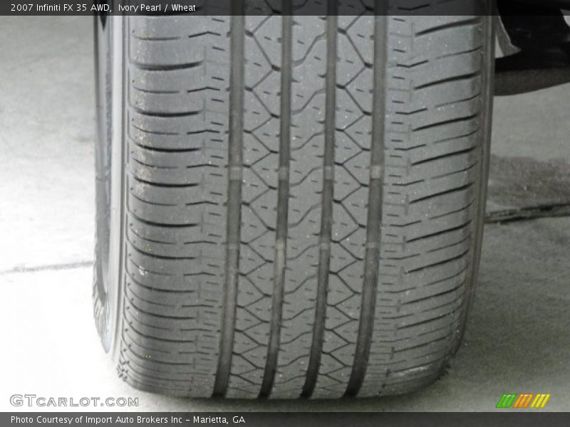 Ivory Pearl / Wheat 2007 Infiniti FX 35 AWD
