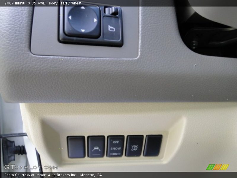 Ivory Pearl / Wheat 2007 Infiniti FX 35 AWD