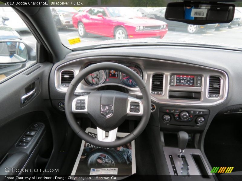 Billet Silver / Black 2013 Dodge Charger SE