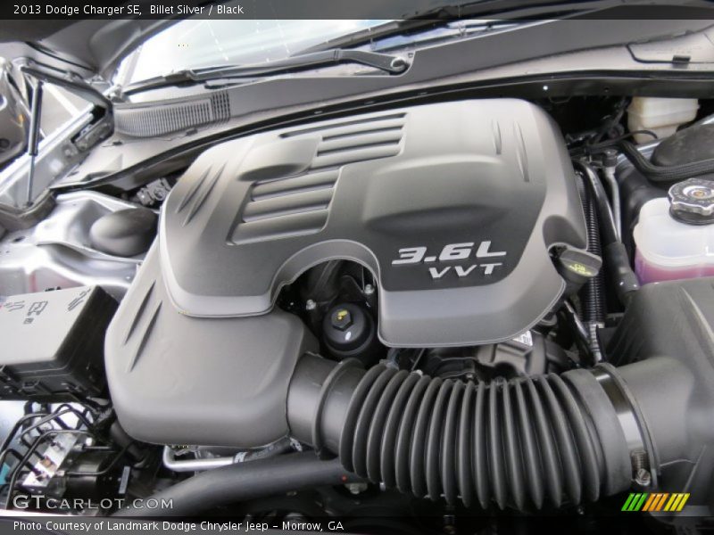 Billet Silver / Black 2013 Dodge Charger SE