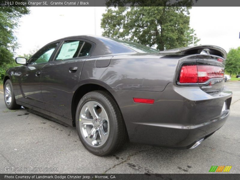 Granite Crystal / Black 2013 Dodge Charger SE