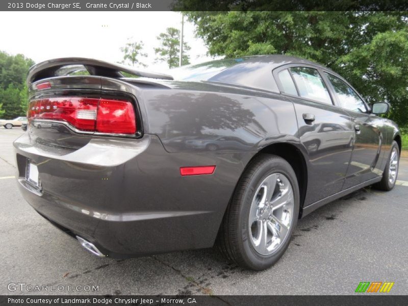 Granite Crystal / Black 2013 Dodge Charger SE