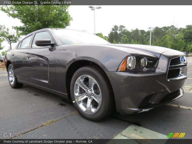 Granite Crystal / Black 2013 Dodge Charger SE