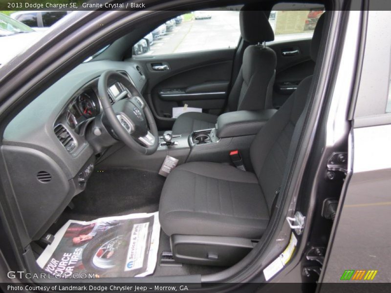 Granite Crystal / Black 2013 Dodge Charger SE