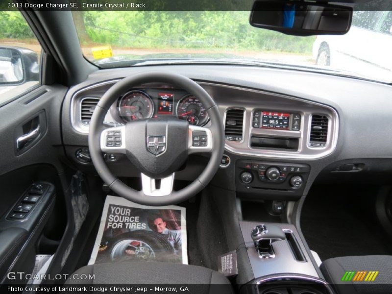 Granite Crystal / Black 2013 Dodge Charger SE