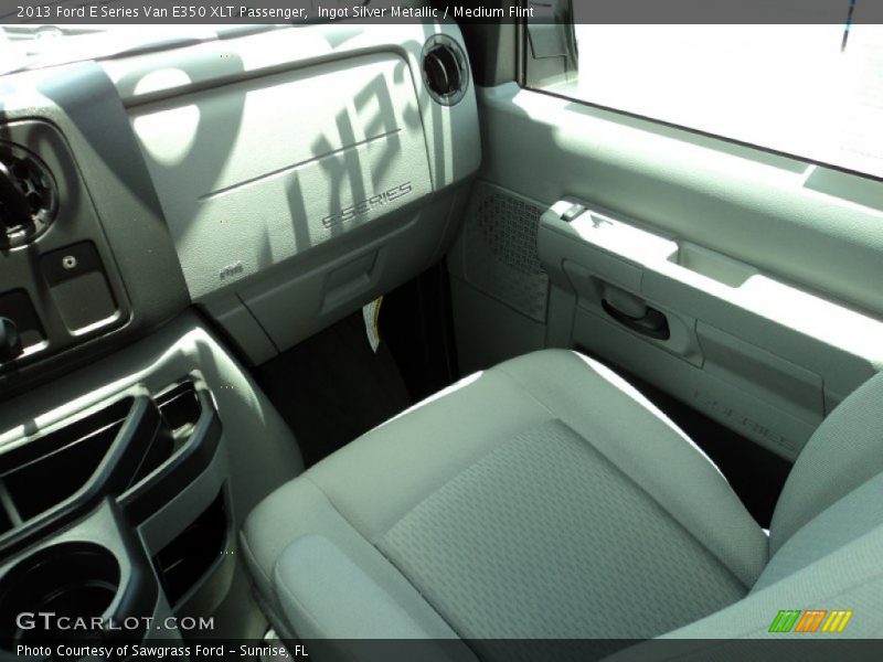 Ingot Silver Metallic / Medium Flint 2013 Ford E Series Van E350 XLT Passenger