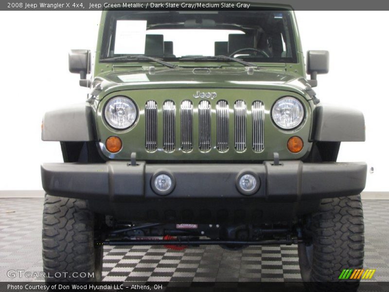 Jeep Green Metallic / Dark Slate Gray/Medium Slate Gray 2008 Jeep Wrangler X 4x4