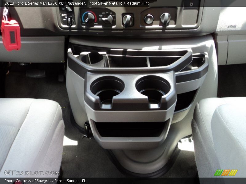 Ingot Silver Metallic / Medium Flint 2013 Ford E Series Van E350 XLT Passenger