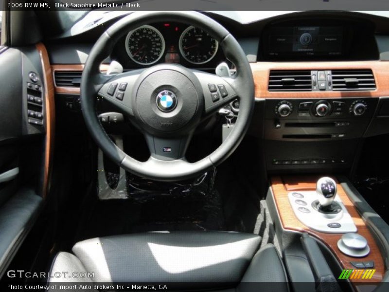 Black Sapphire Metallic / Black 2006 BMW M5