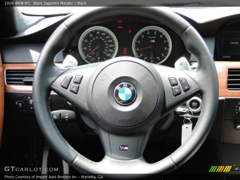 Black Sapphire Metallic / Black 2006 BMW M5