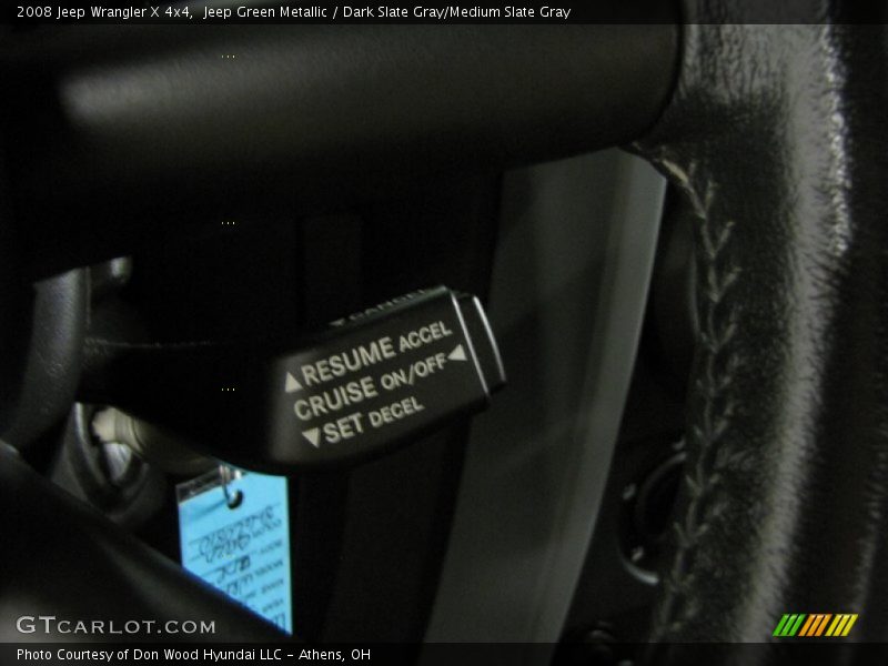 Jeep Green Metallic / Dark Slate Gray/Medium Slate Gray 2008 Jeep Wrangler X 4x4