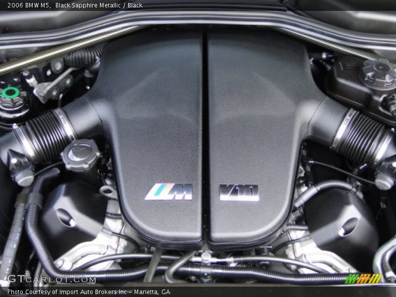 Black Sapphire Metallic / Black 2006 BMW M5