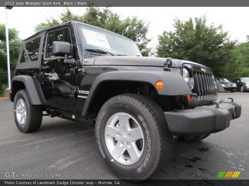 Black / Black 2013 Jeep Wrangler Sport 4x4