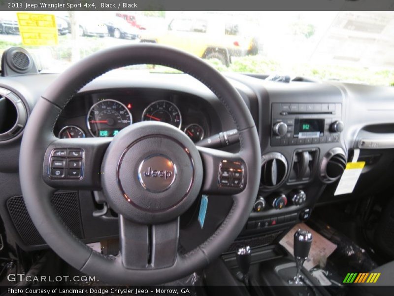 Black / Black 2013 Jeep Wrangler Sport 4x4