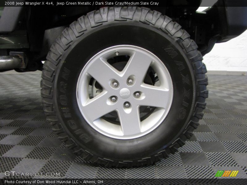 Jeep Green Metallic / Dark Slate Gray/Medium Slate Gray 2008 Jeep Wrangler X 4x4