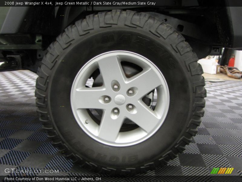 Jeep Green Metallic / Dark Slate Gray/Medium Slate Gray 2008 Jeep Wrangler X 4x4