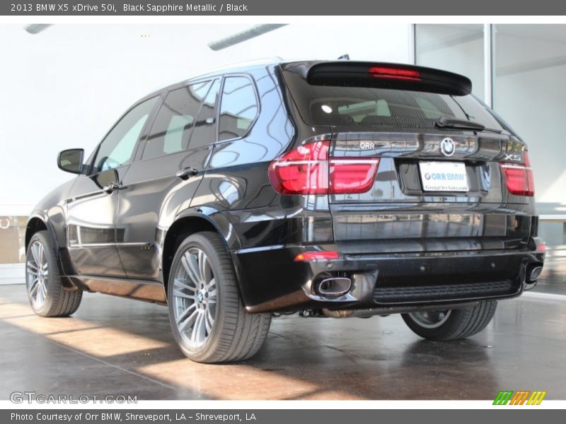 Black Sapphire Metallic / Black 2013 BMW X5 xDrive 50i