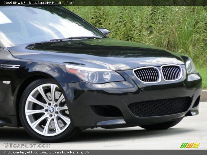 Black Sapphire Metallic / Black 2006 BMW M5