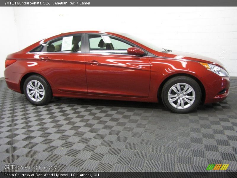 Venetian Red / Camel 2011 Hyundai Sonata GLS