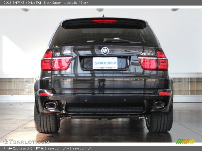 Black Sapphire Metallic / Black 2013 BMW X5 xDrive 50i