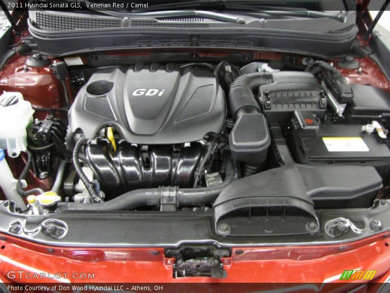 Venetian Red / Camel 2011 Hyundai Sonata GLS
