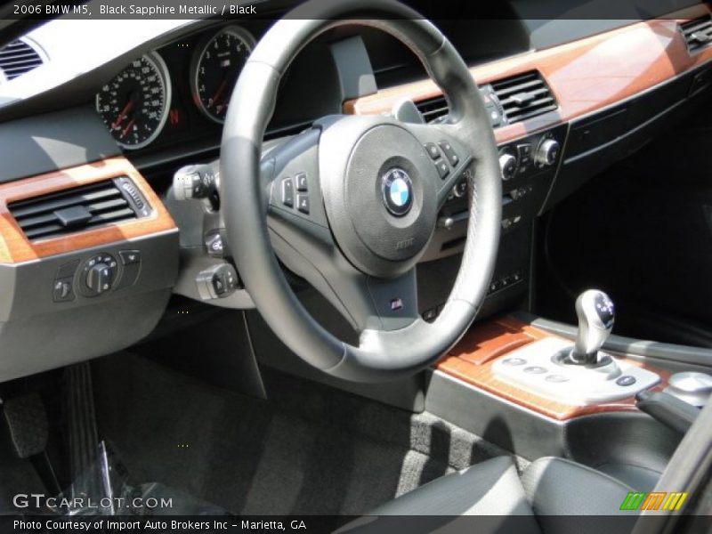 Black Sapphire Metallic / Black 2006 BMW M5
