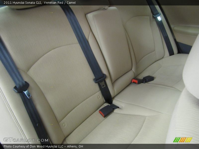Venetian Red / Camel 2011 Hyundai Sonata GLS