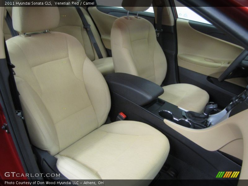 Venetian Red / Camel 2011 Hyundai Sonata GLS