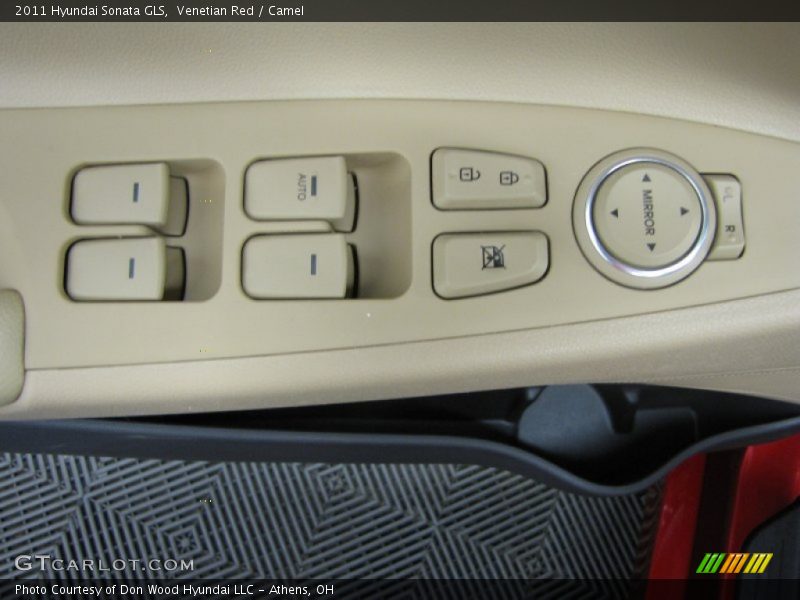 Venetian Red / Camel 2011 Hyundai Sonata GLS