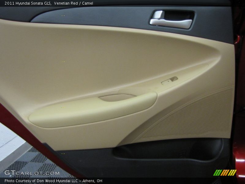 Venetian Red / Camel 2011 Hyundai Sonata GLS