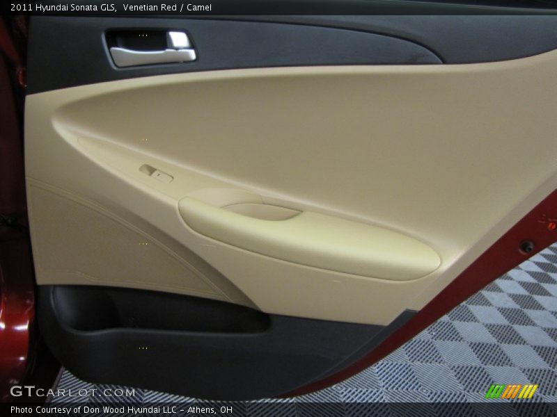 Venetian Red / Camel 2011 Hyundai Sonata GLS