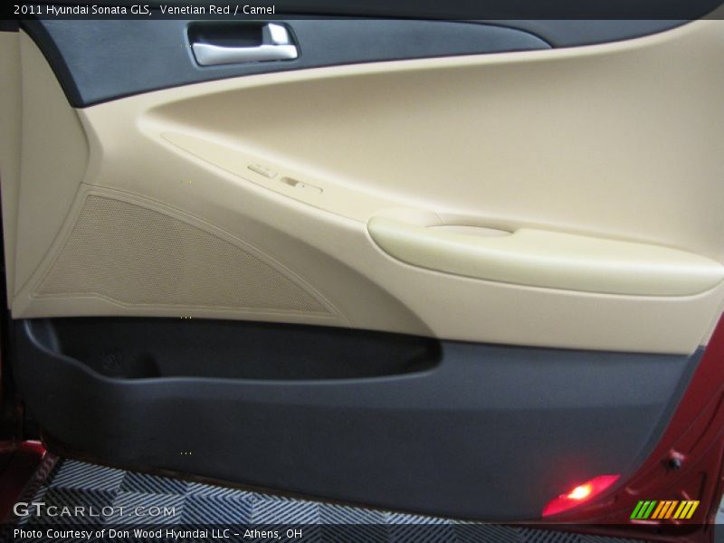 Venetian Red / Camel 2011 Hyundai Sonata GLS