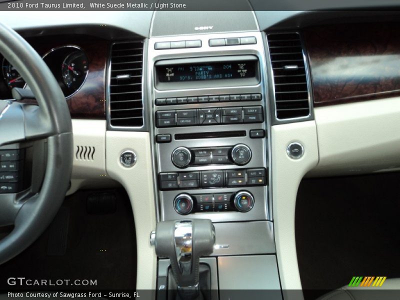 White Suede Metallic / Light Stone 2010 Ford Taurus Limited