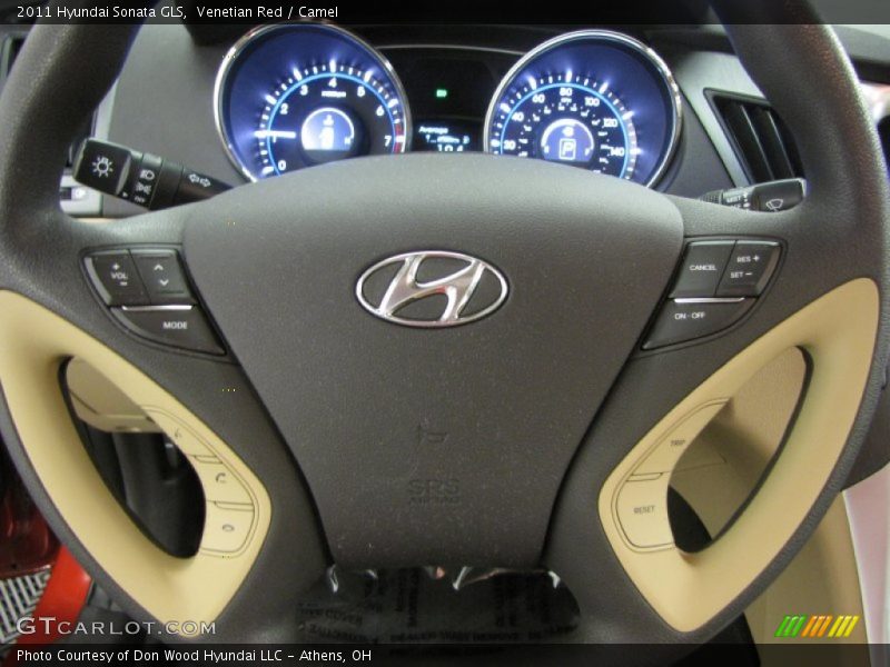 Venetian Red / Camel 2011 Hyundai Sonata GLS