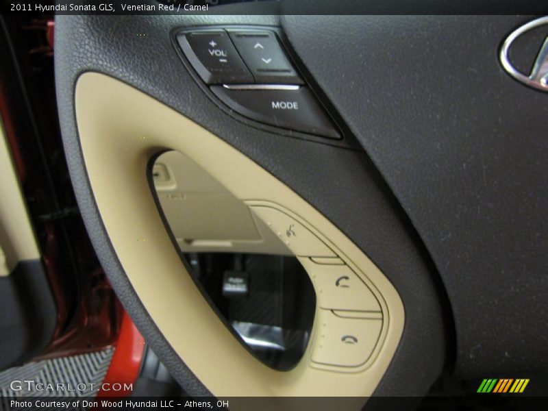 Venetian Red / Camel 2011 Hyundai Sonata GLS