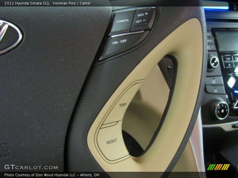 Venetian Red / Camel 2011 Hyundai Sonata GLS