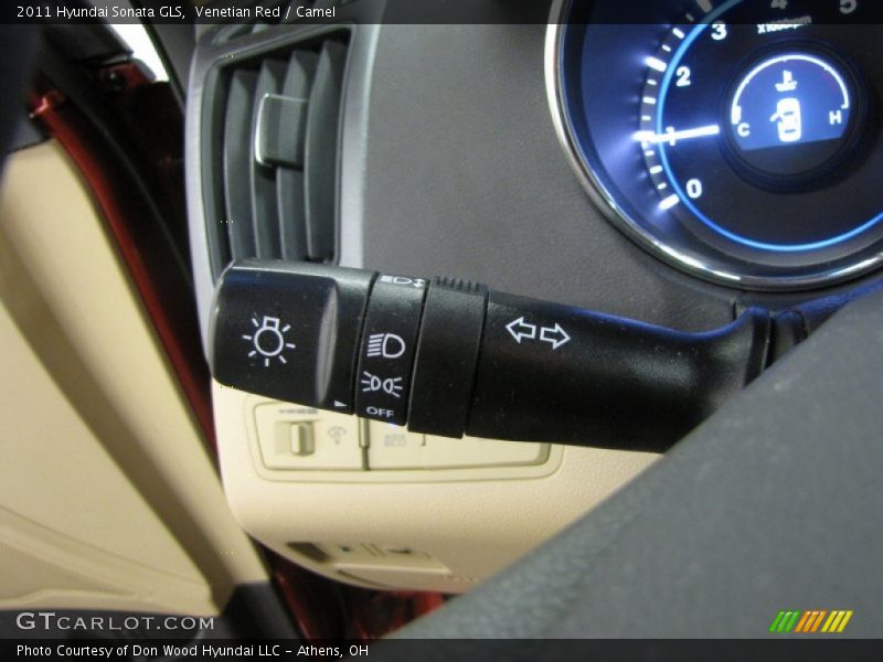 Venetian Red / Camel 2011 Hyundai Sonata GLS