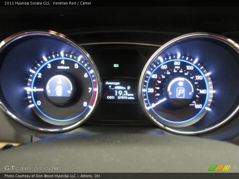 Venetian Red / Camel 2011 Hyundai Sonata GLS