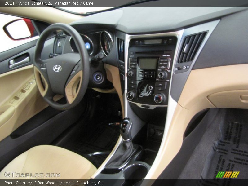 Venetian Red / Camel 2011 Hyundai Sonata GLS