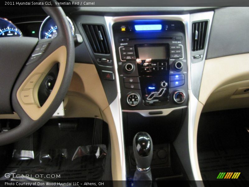 Venetian Red / Camel 2011 Hyundai Sonata GLS