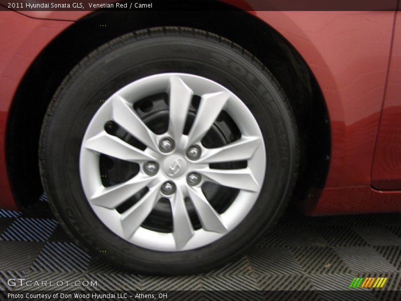 Venetian Red / Camel 2011 Hyundai Sonata GLS
