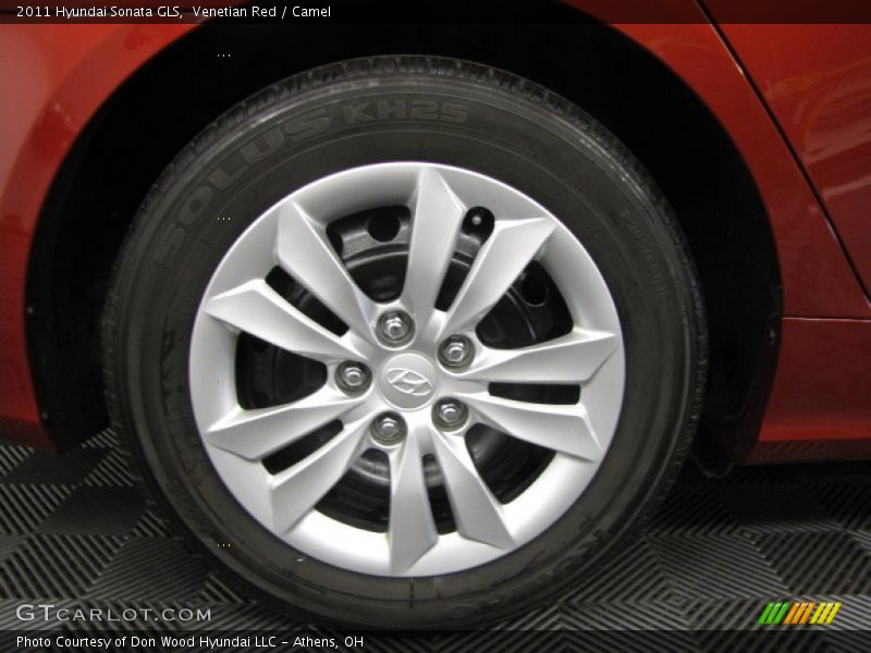Venetian Red / Camel 2011 Hyundai Sonata GLS