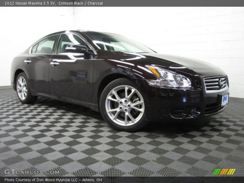 Crimson Black / Charcoal 2012 Nissan Maxima 3.5 SV