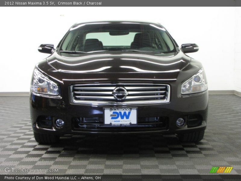 Crimson Black / Charcoal 2012 Nissan Maxima 3.5 SV