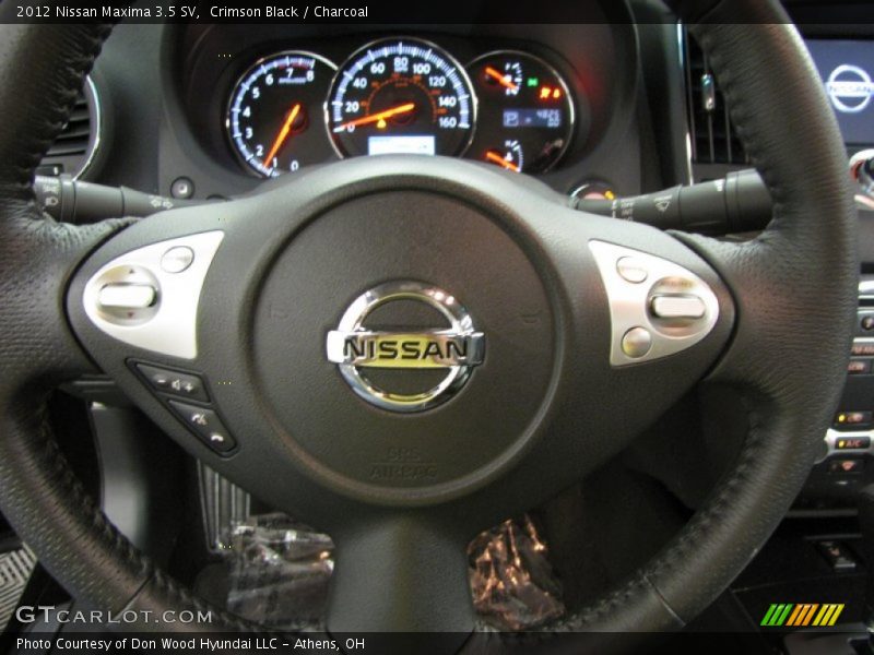 Crimson Black / Charcoal 2012 Nissan Maxima 3.5 SV