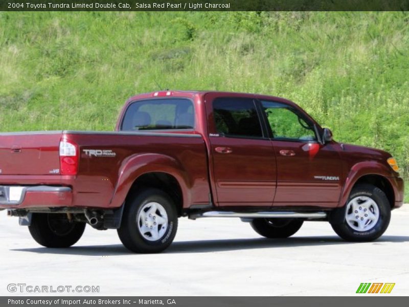 Salsa Red Pearl / Light Charcoal 2004 Toyota Tundra Limited Double Cab