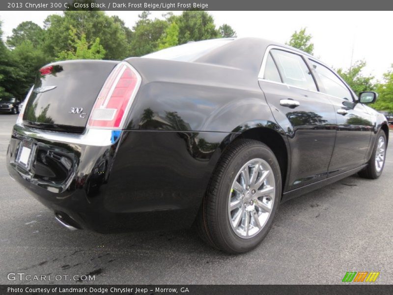 Gloss Black / Dark Frost Beige/Light Frost Beige 2013 Chrysler 300 C