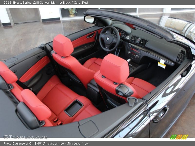  2013 1 Series 128i Convertible Coral Red Interior