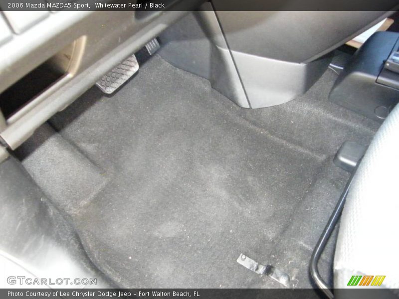 Whitewater Pearl / Black 2006 Mazda MAZDA5 Sport