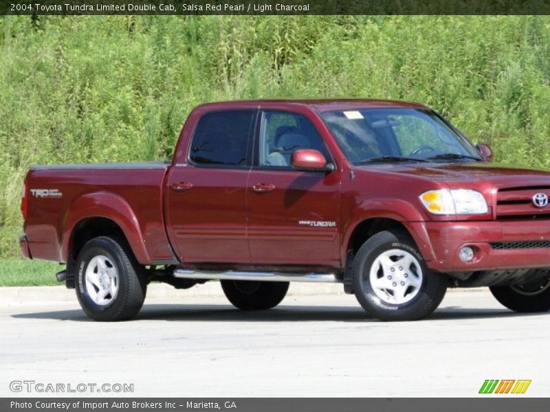 Salsa Red Pearl / Light Charcoal 2004 Toyota Tundra Limited Double Cab